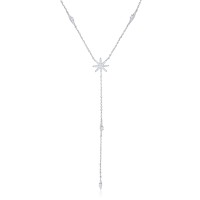 Flower Silver Necklace SPE-5593
